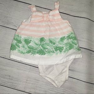 Janie & Jack Tropical Tunic Dress w Bloomers 0-3